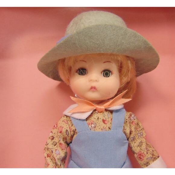 NEW 1989 Effanbee 9" Lil Li'l Innocents DOLL Jonathan French Country & Hat! 6902 - Picture 3 of 5